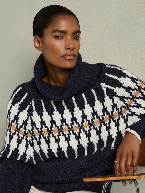 Wool-Blend Fair-Isle Jumper