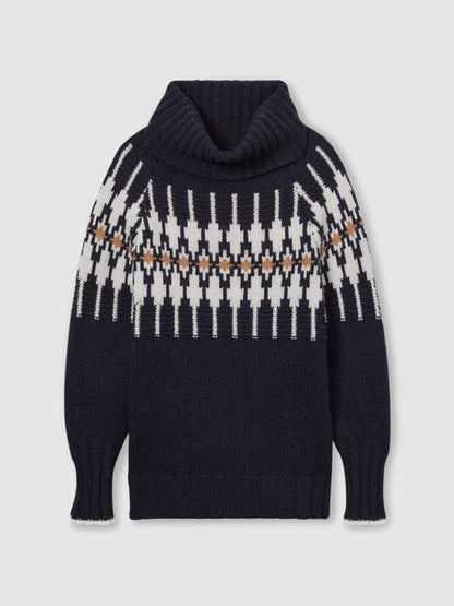 Wool-Blend Fair-Isle Jumper