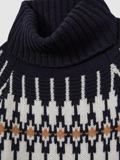 Wool-Blend Fair-Isle Jumper