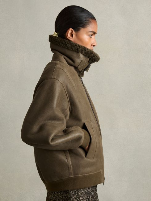 Shearling Aviator Jacket