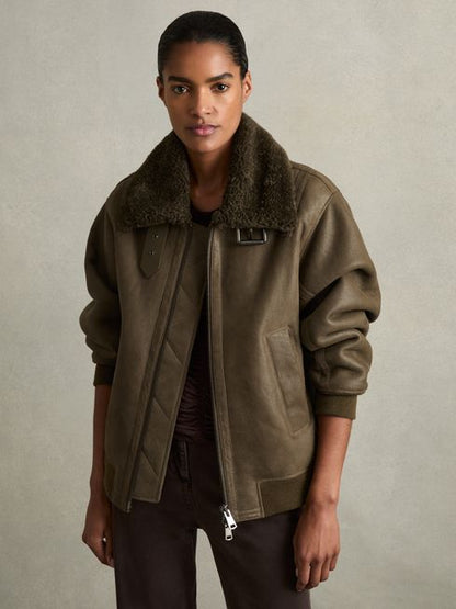 Shearling Aviator Jacket