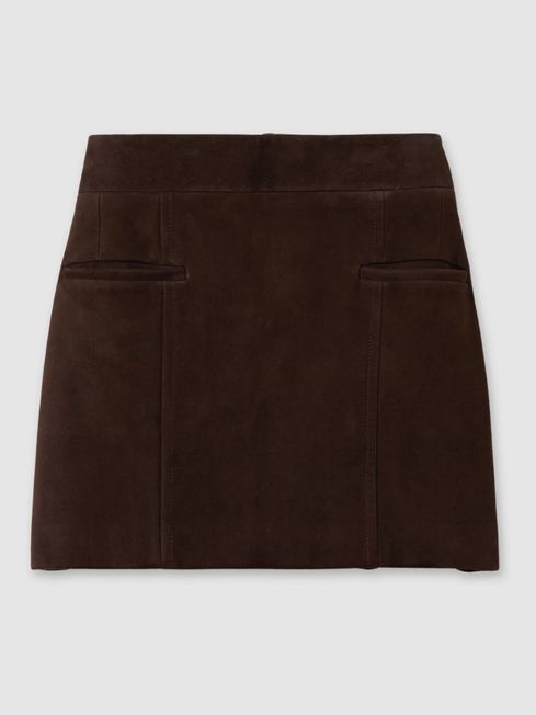 Suede Mini Skirt