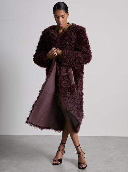 Atelier Shearling Convertible Coat