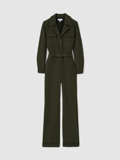 Belted Utility Jumpsuit