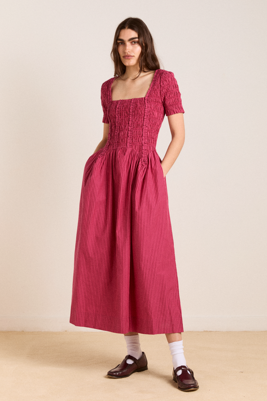 Raphaela Ruffle Midi Dress