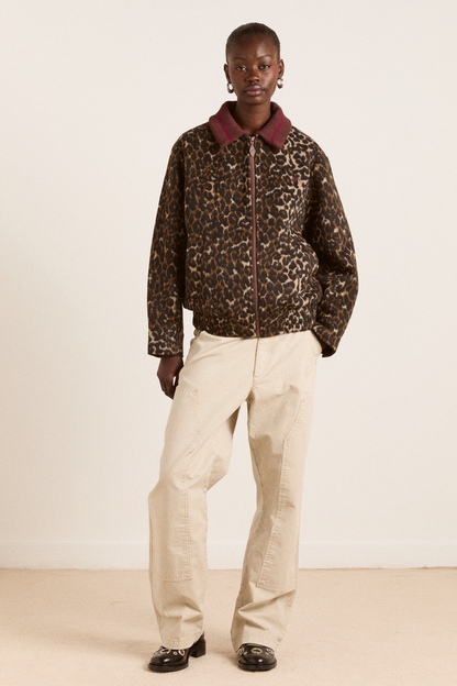 Pixie Bomber Leopard Jacket