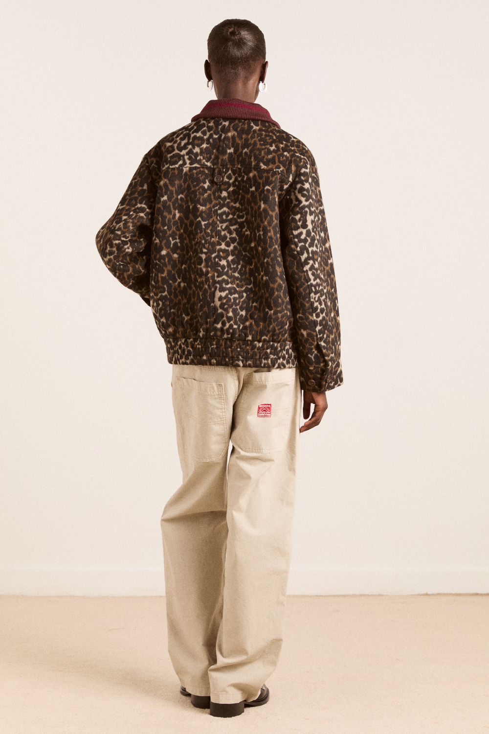 Pixie Bomber Leopard Jacket