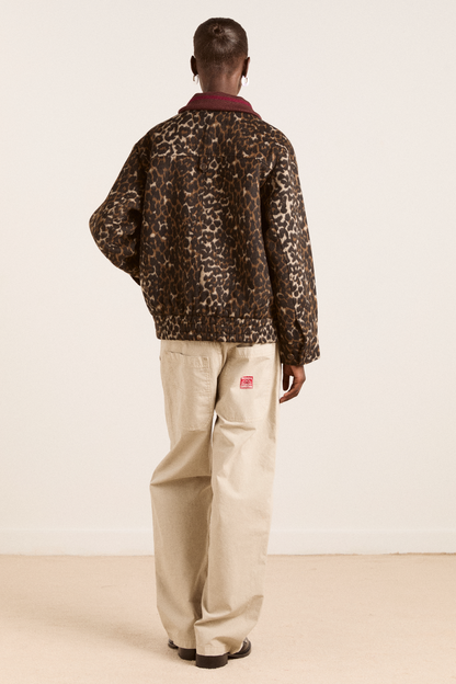 Pixie Bomber Leopard Jacket