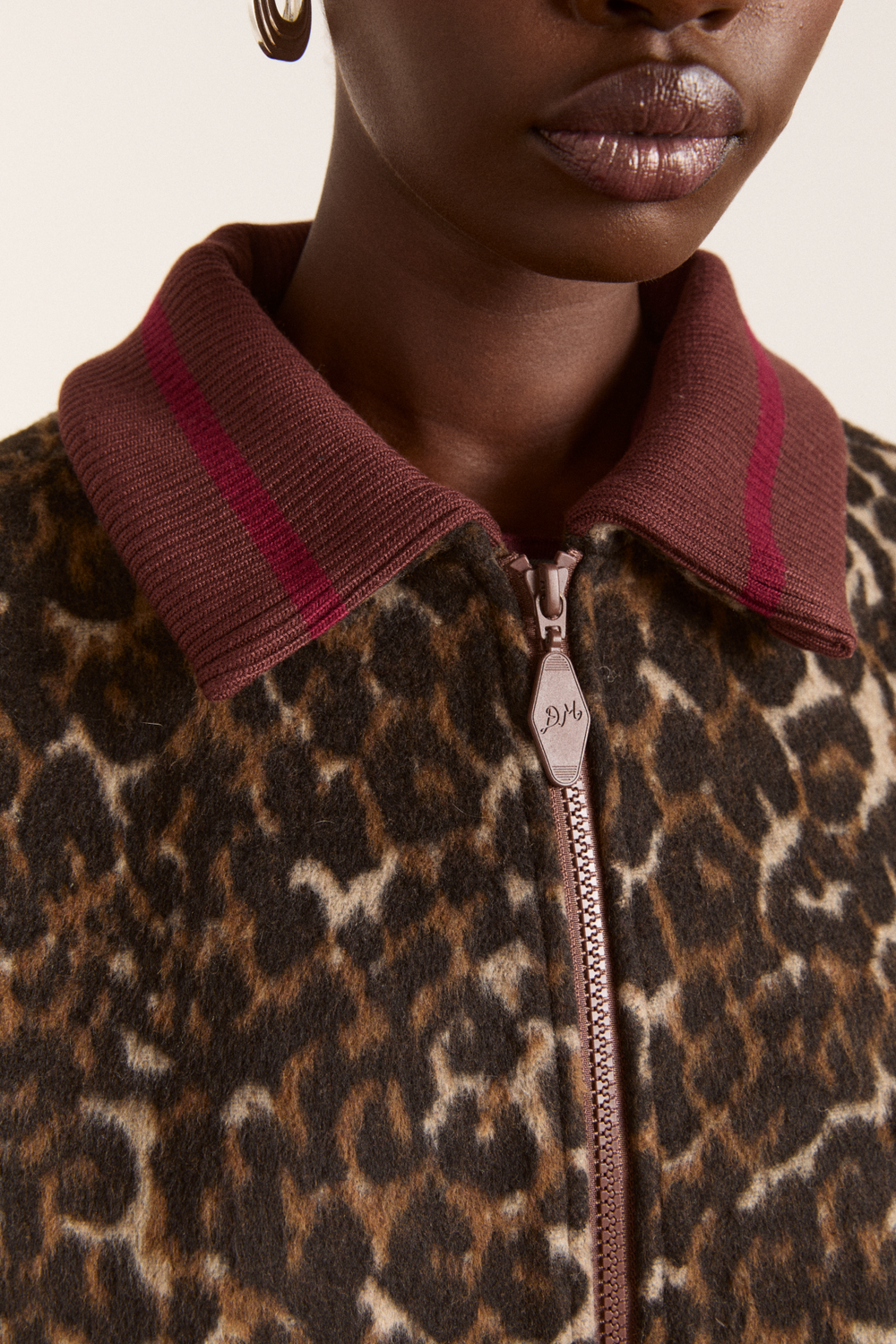 Pixie Bomber Leopard Jacket