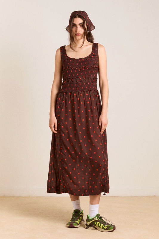 Cynthia Sheer Midi Dress
