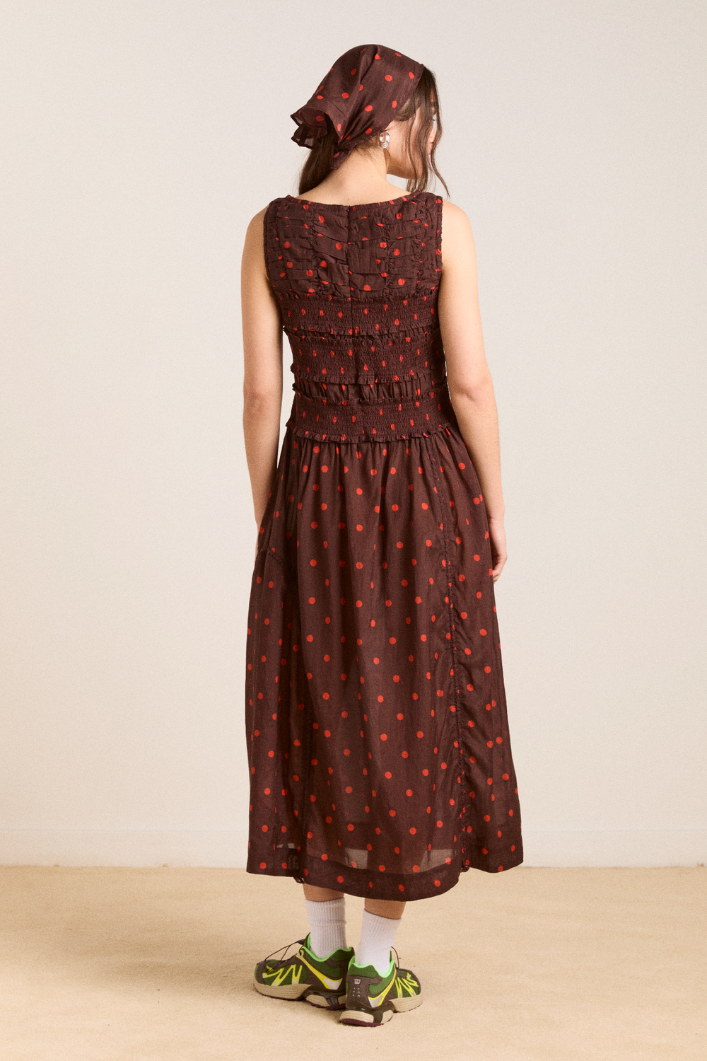 Cynthia Sheer Midi Dress