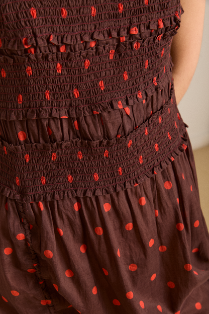 Cynthia Sheer Midi Dress
