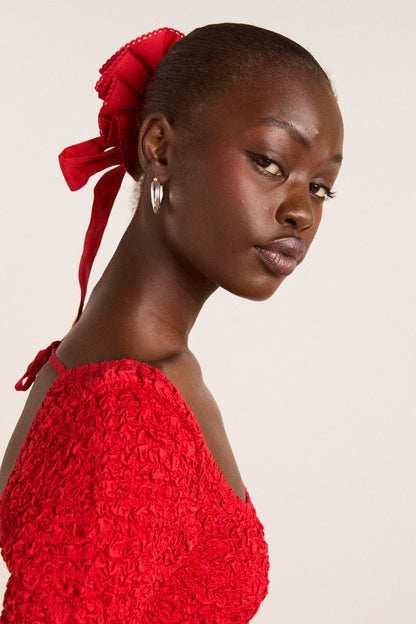 Garter Hair Bun Wrap