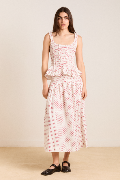 Layla Spot Skirt