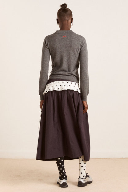 Voula Wool and Cashmere Blend Cardigan
