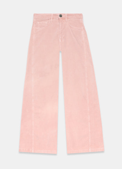 Pink Corduroy Wide Trousers