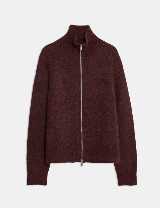 Alpaca Rich Zip-Up Jumper