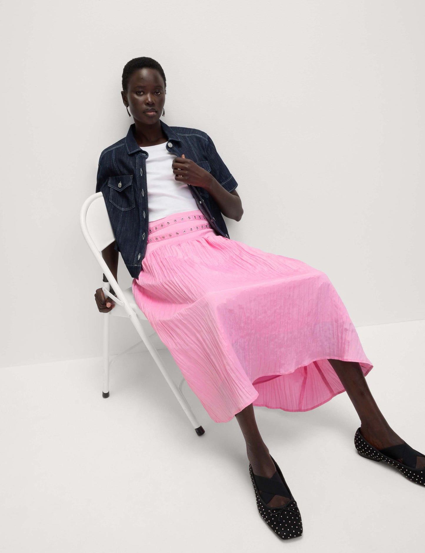 Belted Midaxi Skirt