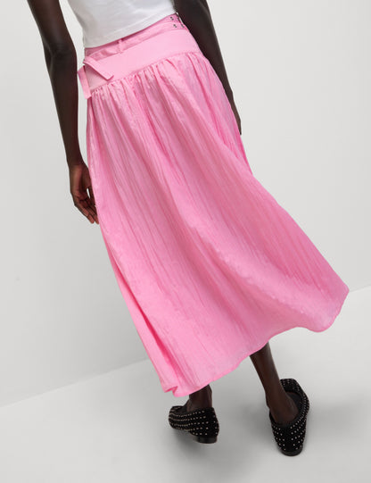 Belted Midaxi Skirt