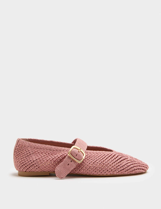 Buckle Flat Mary Jane Ballet Pumps