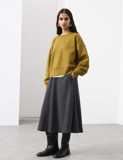 Cotton Rich Brushed Sweatshirt