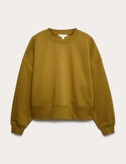 Cotton Rich Brushed Sweatshirt