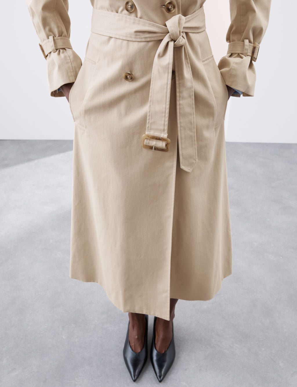 Cotton Rich Longline Trench Coat