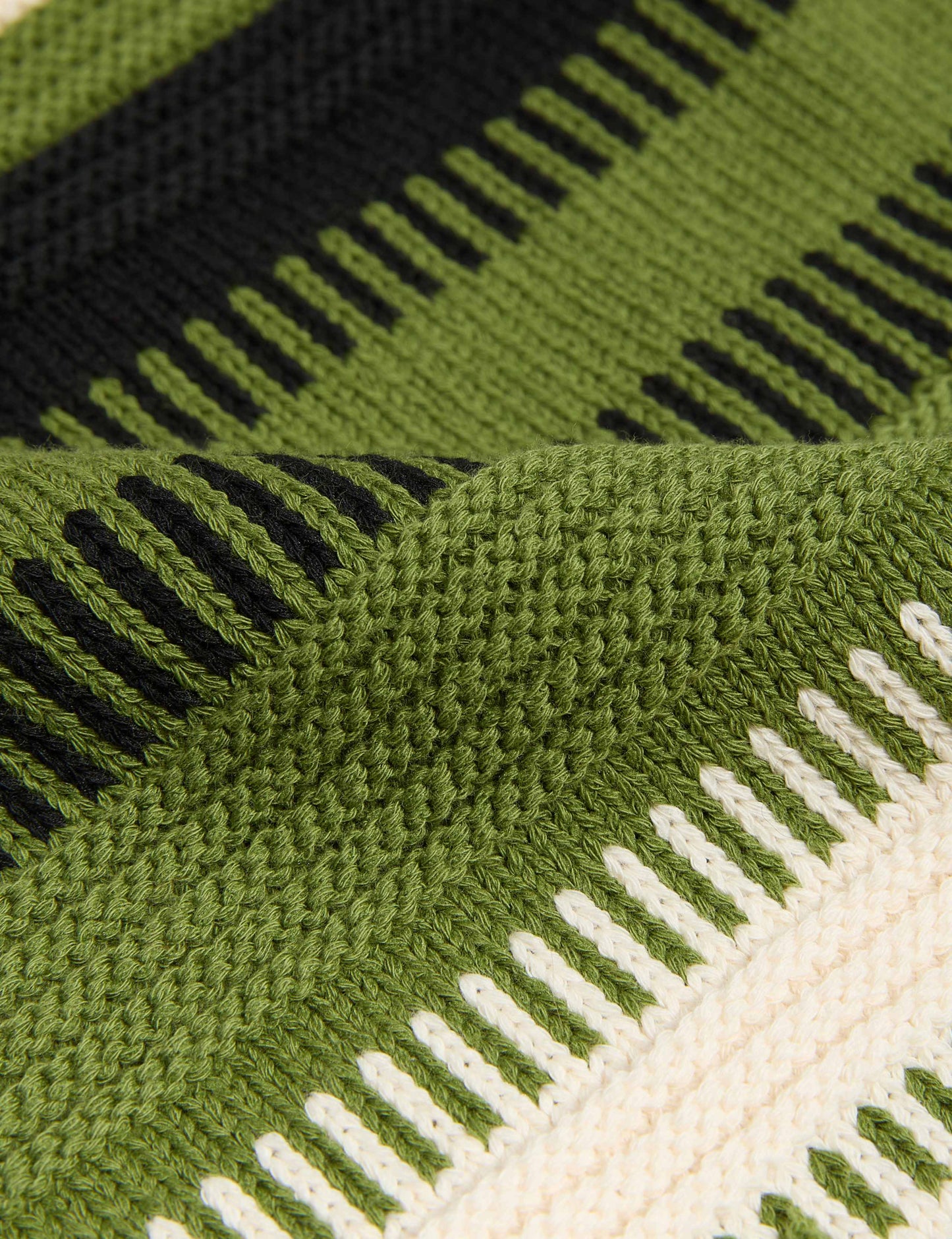 Cotton Rich Striped Crew Neck Jumper