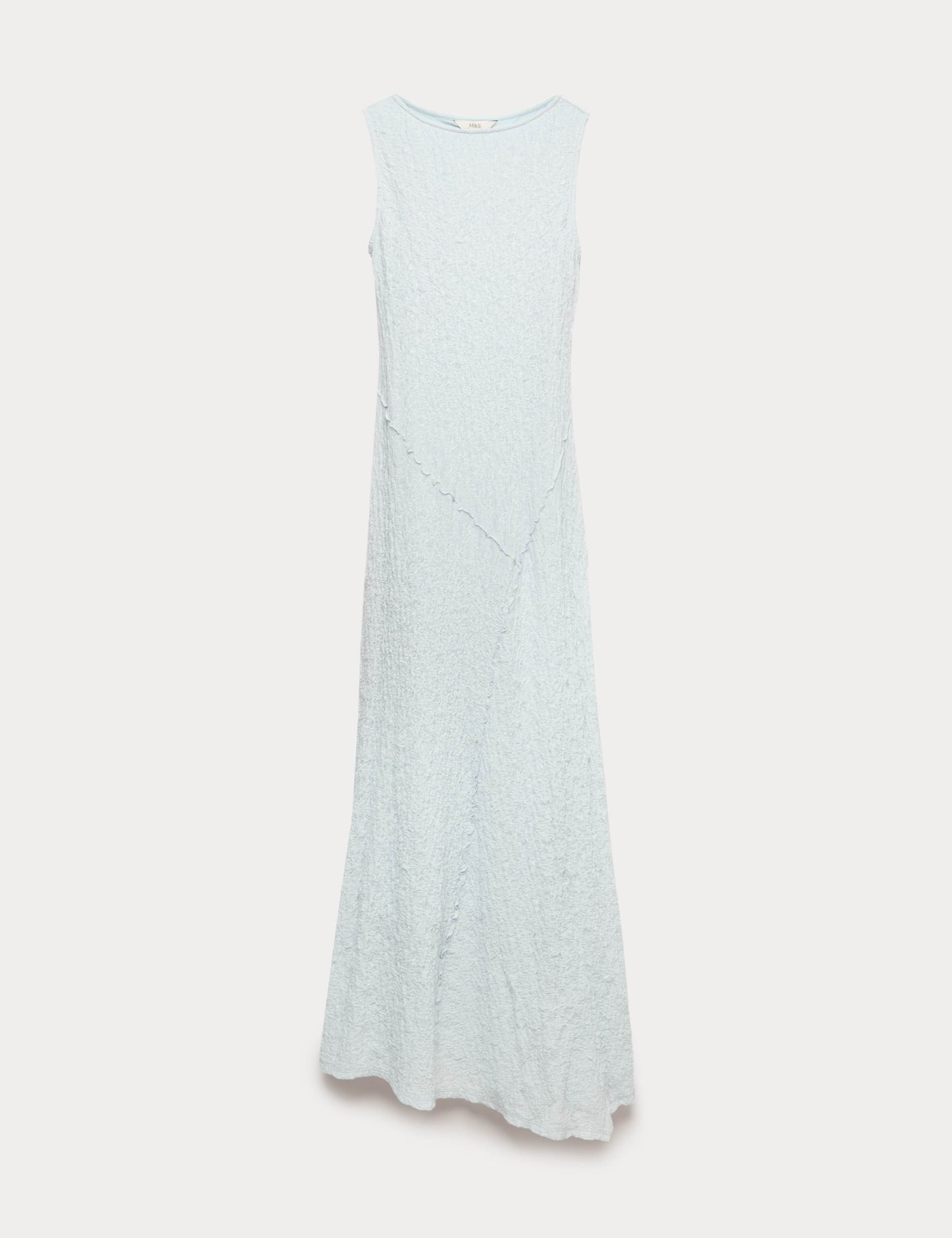 Cotton Rich Textured Midaxi Column Dress