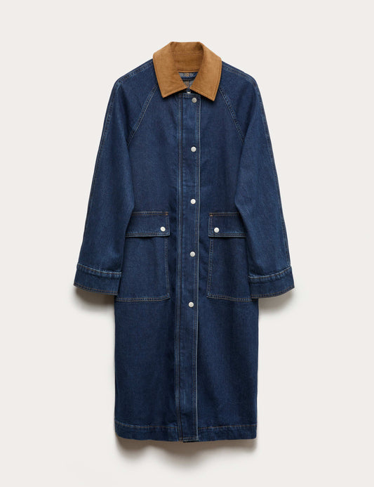 Denim Car Coat