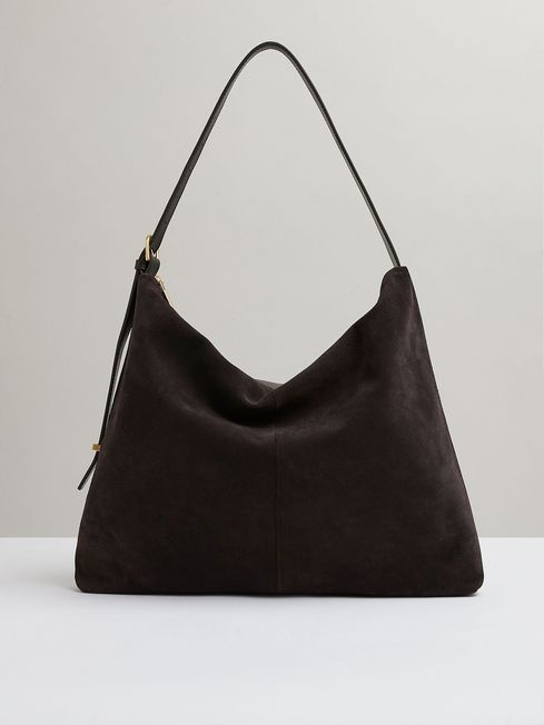 Grained Leather Tote Bag