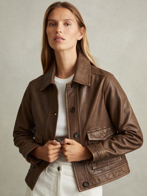 Leather Trucker Jacket