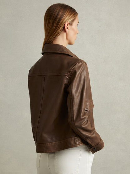 Leather Trucker Jacket