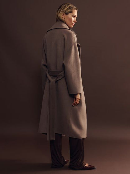 Wool-Blend Blindseam Coat