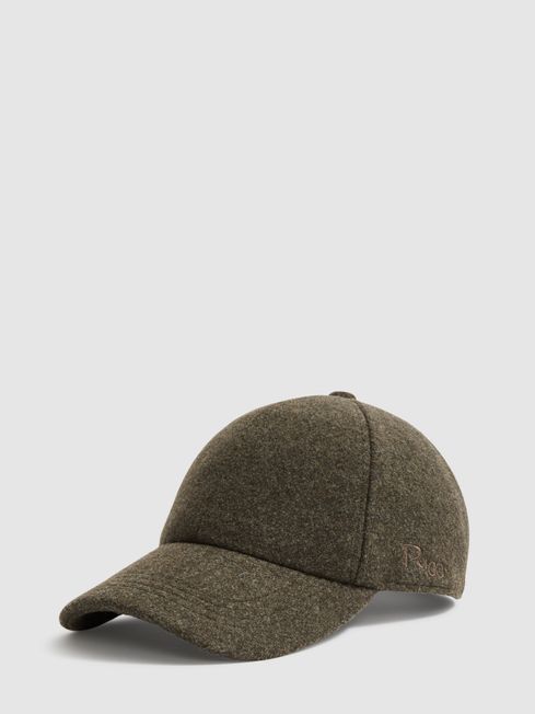 Felted-Tweed Baseball Cap