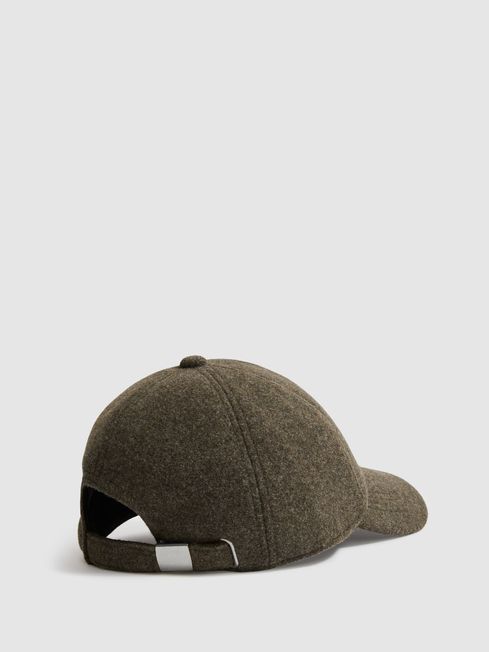 Felted-Tweed Baseball Cap