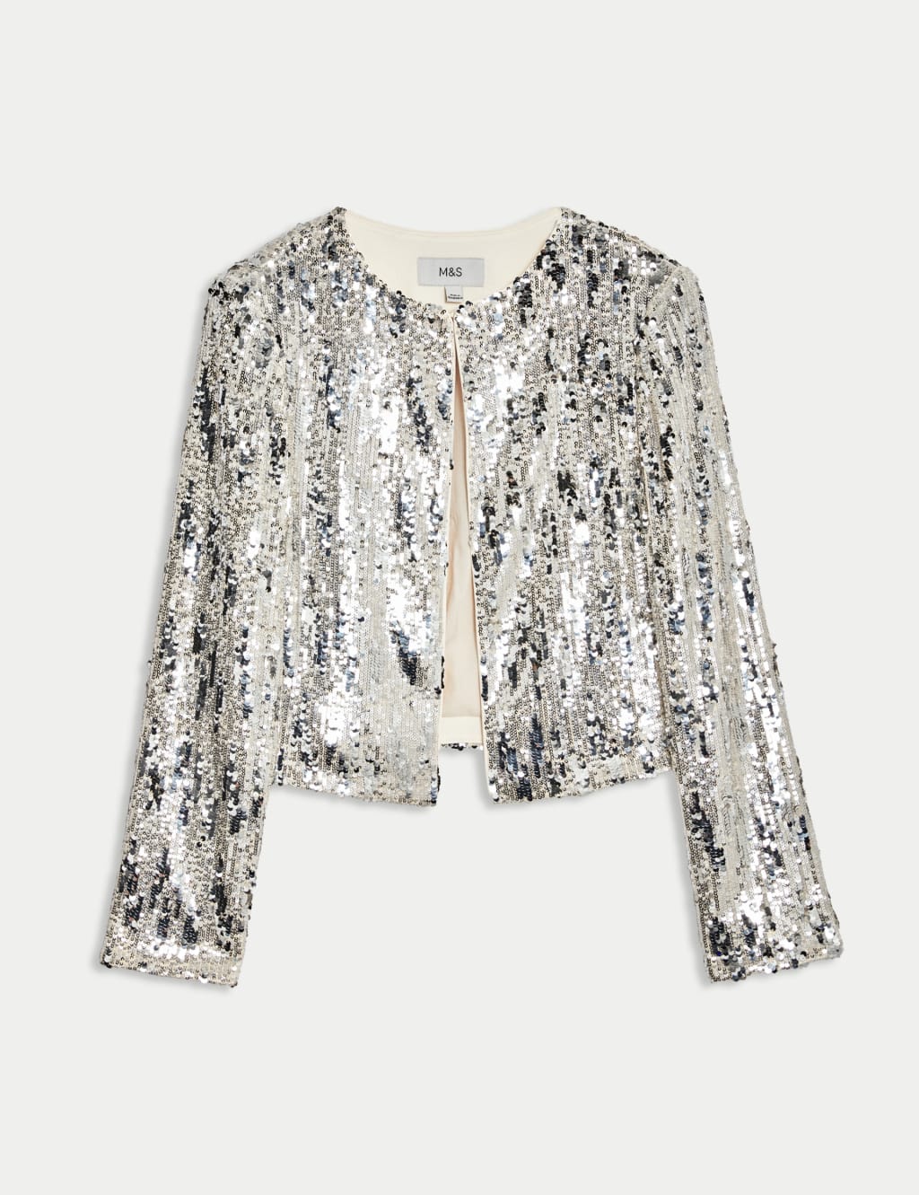 Embellished Cropped Blazer