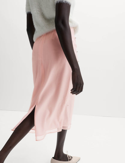 Embellished Midi A-Line Skirt