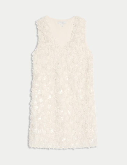Embellished Mini Dress