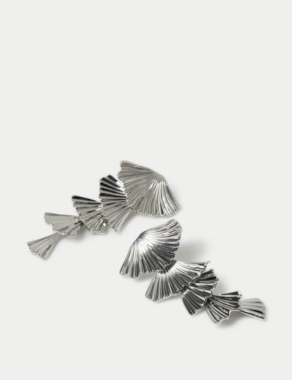 Fan Graduated Drop Earrings