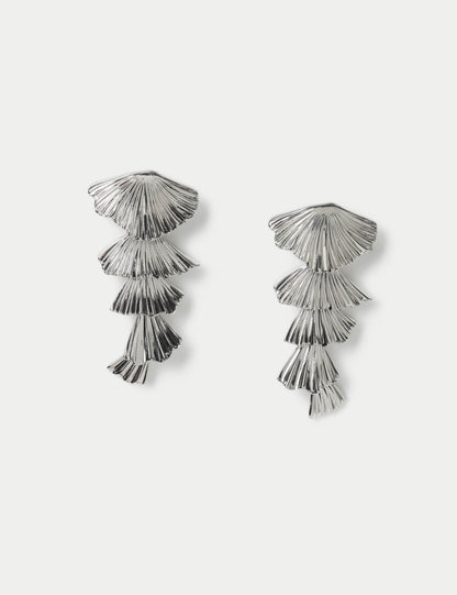 Fan Graduated Drop Earrings