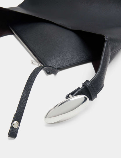 Faux Leather Laser Cut Tulip Bucket Bag QT