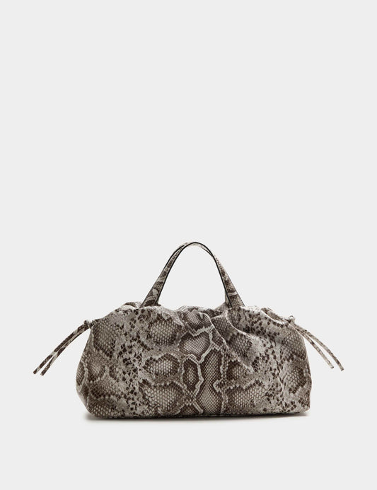 Faux Leather Slouchy Cross Body Bag