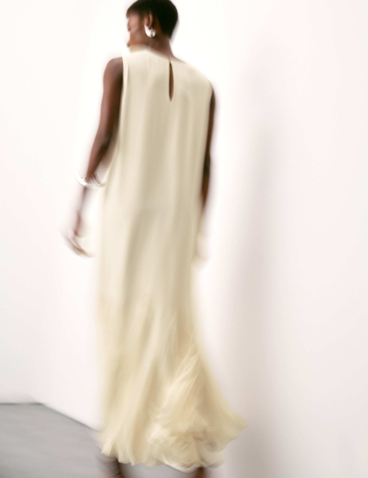 Godet Hem Maxi Dress