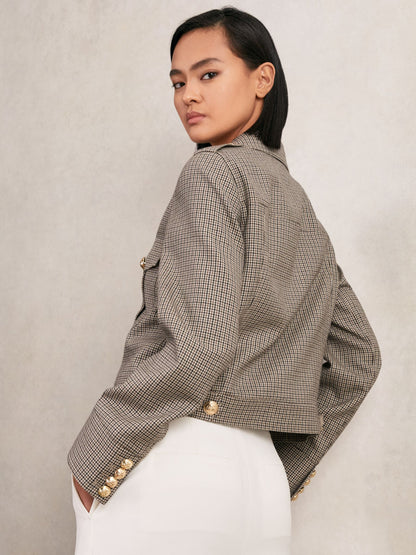 Jacket in Neutral Check