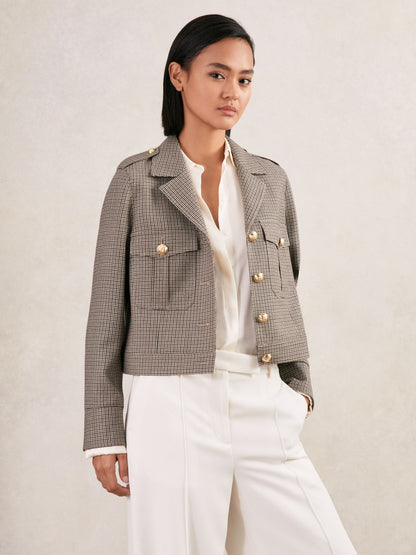 Jacket in Neutral Check