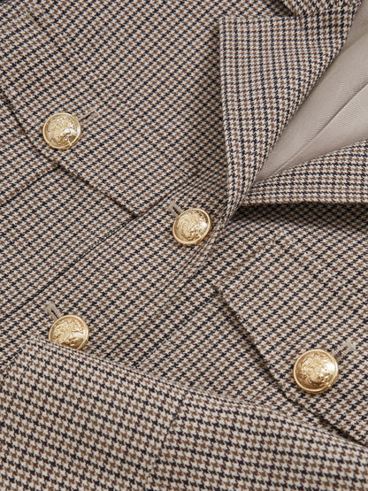 Jacket in Neutral Check