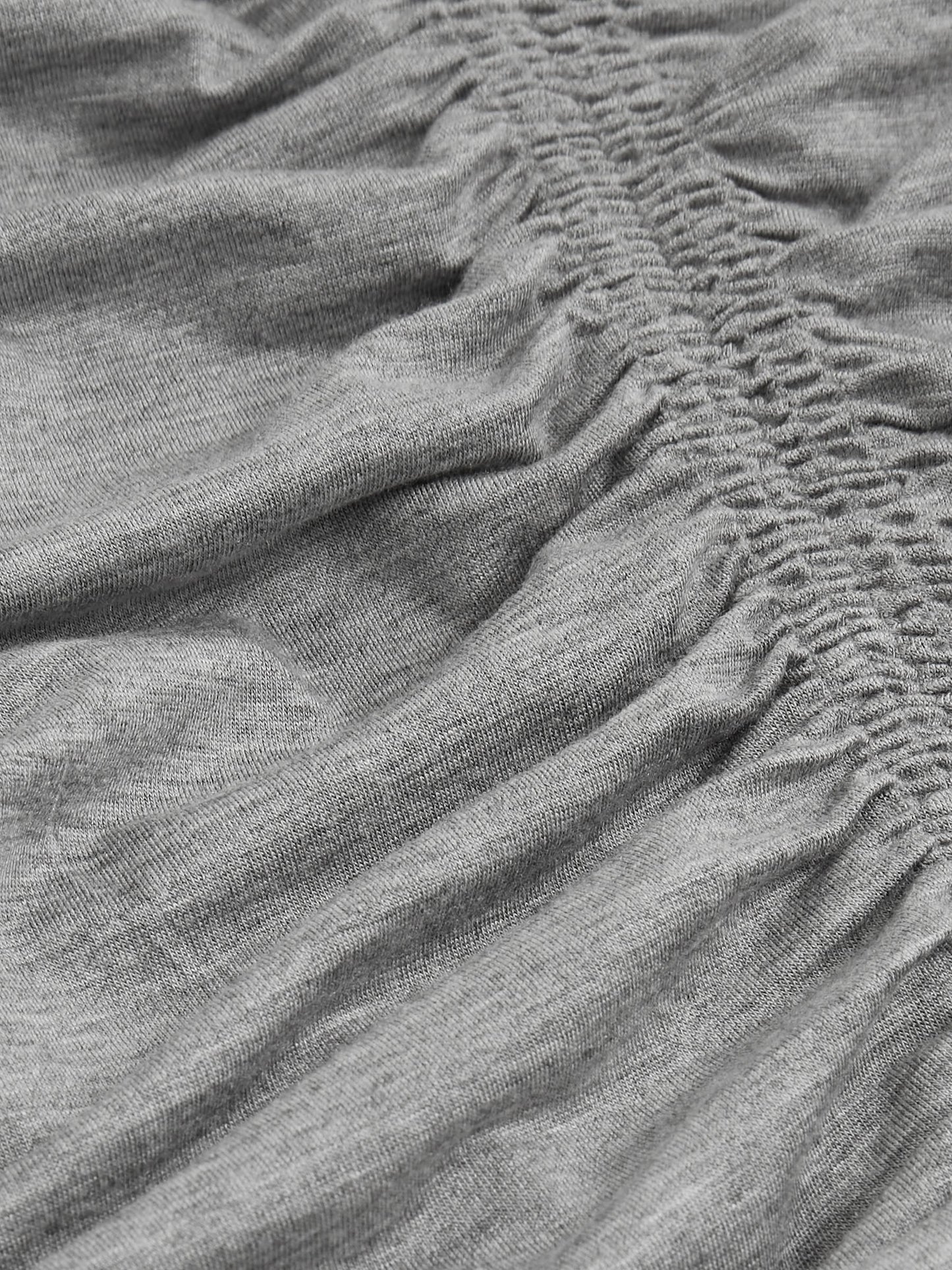 Grey Rushed Dress