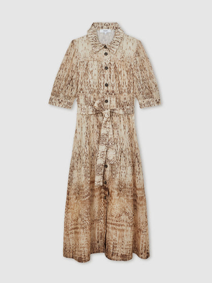 Animal Print Shirt in Neutral