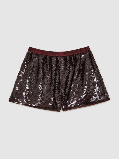 Reiss Shorts in Burgundy